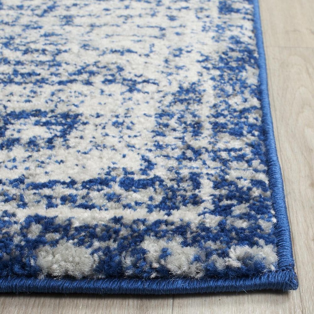 Safavieh Evoke EVK270A-5 5&#39;1&quot; x 7&#39;6&quot; Navy/Ivory Area Rug, , large