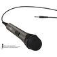 Singing Machine Wired Microphone in Black, , large