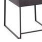 Lumisource Fuji Dining Chair with Charcoal Cushion in Black (Set of 2), , large