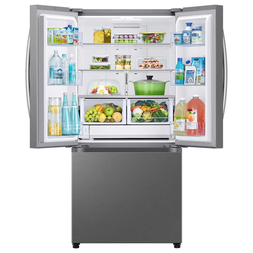Samsung Bespoke AI 24.5 Cu. Ft. French Door Refrigerator in Fingerprint Resistant Stainless Steel, , large