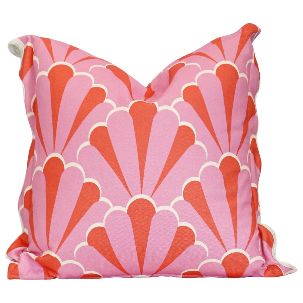 Flair Industries 22" Square Throw Pillow in Pink, , large