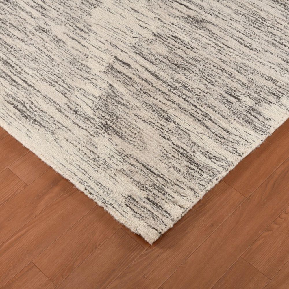 Amer Rugs Mexico Ivory and Charcoal 2&#39; x 3&#39; Area Rug, , large