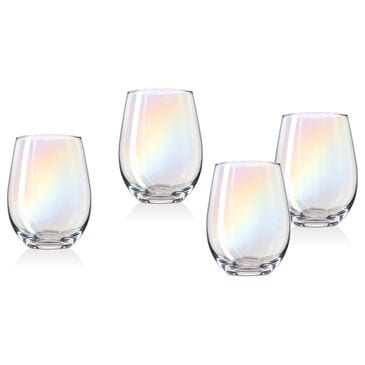 Godinger Silver Monterey 19 Oz Stemless Wine Glasses in Iridescent (Set of 4), , large
