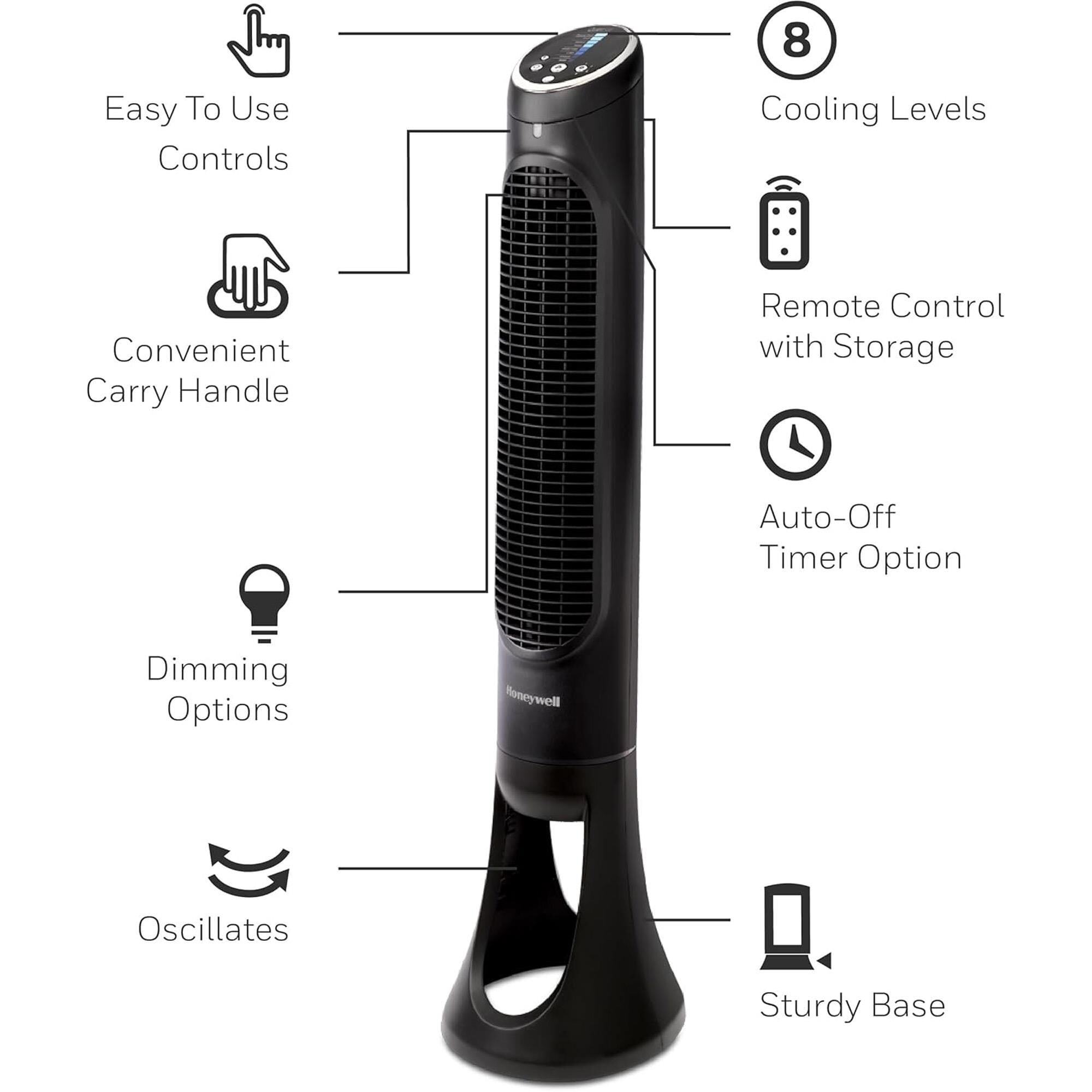 Honeywell quietset tower fan sale