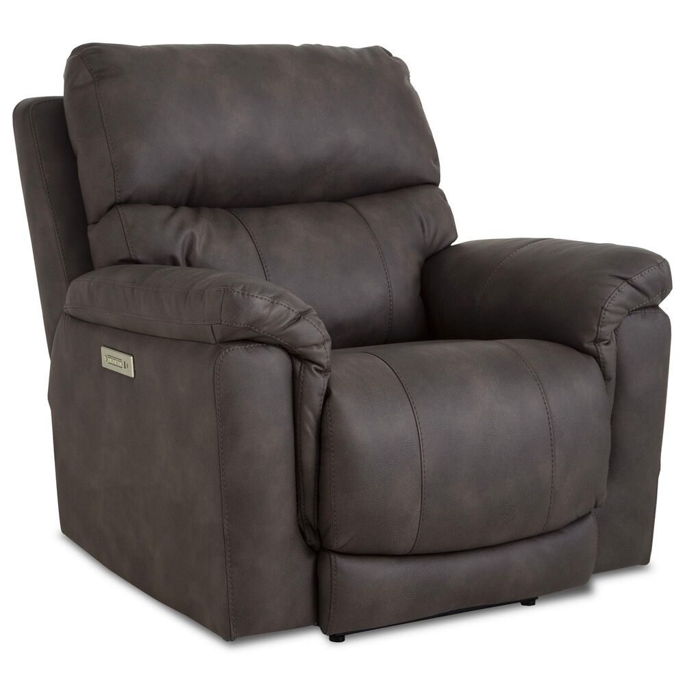 HomeStretch Cosmo Power Recliner in Omnipotent Pewter, , large