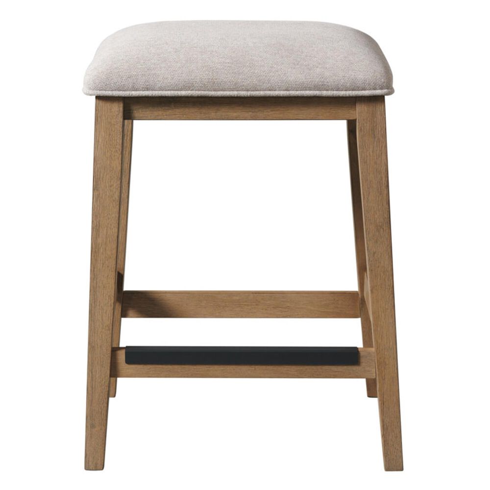 Hawthorne Furniture Eden 24&quot; Backless Bar Stool in Rustic Dune, , large