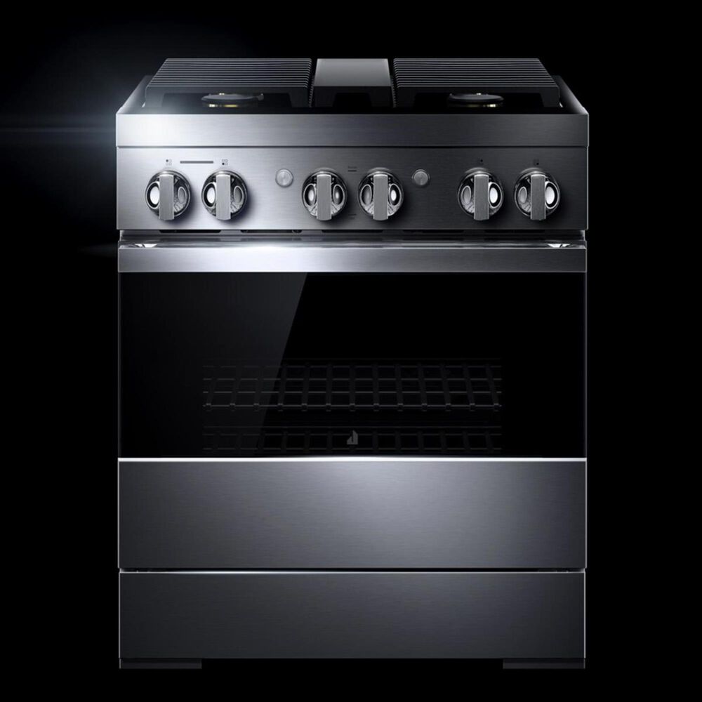 JennAir Noir 30" DualFuel Professional Range in Stainless Steel