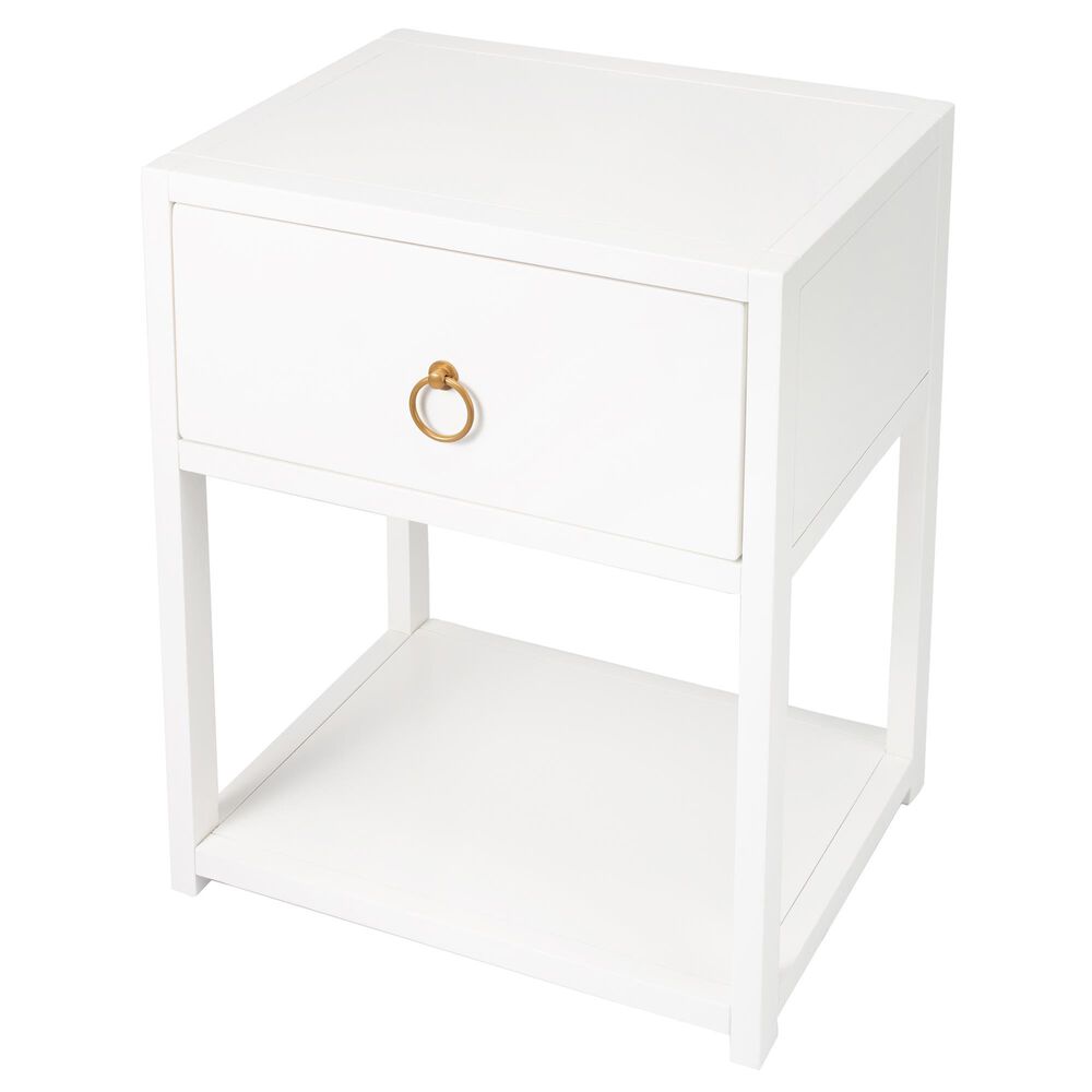 Butler Lark 1-End Table in White, , large