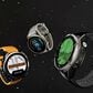 Garmin Fenix 8 Sapphire AMOLED Smartwatch 43mm Soft Gold Case with Fog Gray and Dark Sandstone Silicone Band, , large
