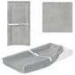 Evolur 3-Sided Changing Pad with 2 Covers in White, , large