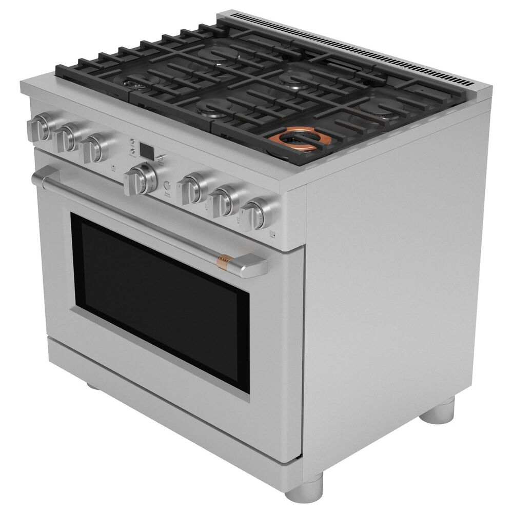 Cafe 5.75 Cu. Ft. Freestanding Dual Fuel Range in Stainless Steel and Brushed Stainless, , large