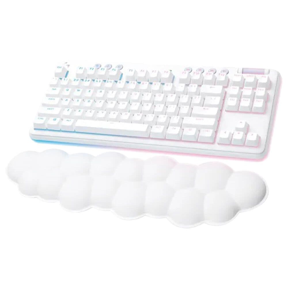 Logitech Aurora G715 Clicky Wireless Keyboard in White, , large