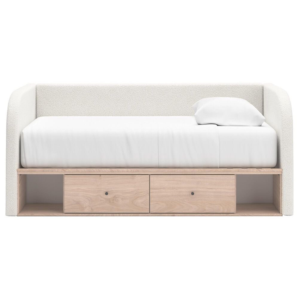 Ashley Arloster Full Upholstered Day Bed with Storage in White, , large
