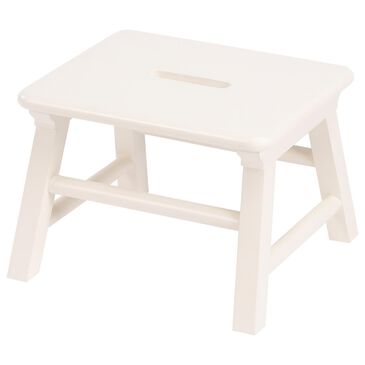Butler Melrose Single Layer Step Stool in White, , large