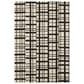 Chris Loves Julia x Loloi Polly 7"9" x 9"9" Black and Ivory, , large