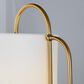 Grandview Gallery Leslie Floor Lamp in Gold and White, , large