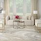 Nourison Brushstrokes 7"10" x 9"10" Cream and Grey Area Rug, , large