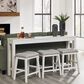 Ashley Robbinsdale 4-Piece Counter Height Dining Set in Antique White, , large