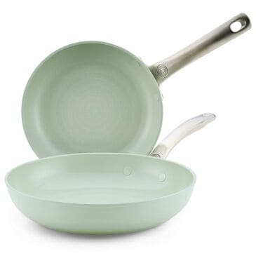 Circulon 2-Piece Ceramic Nonstick Skillet Set in Sage, , large
