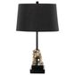Grandview Gallery Panther Polyresin Table Lamp in Black and Gold, , large