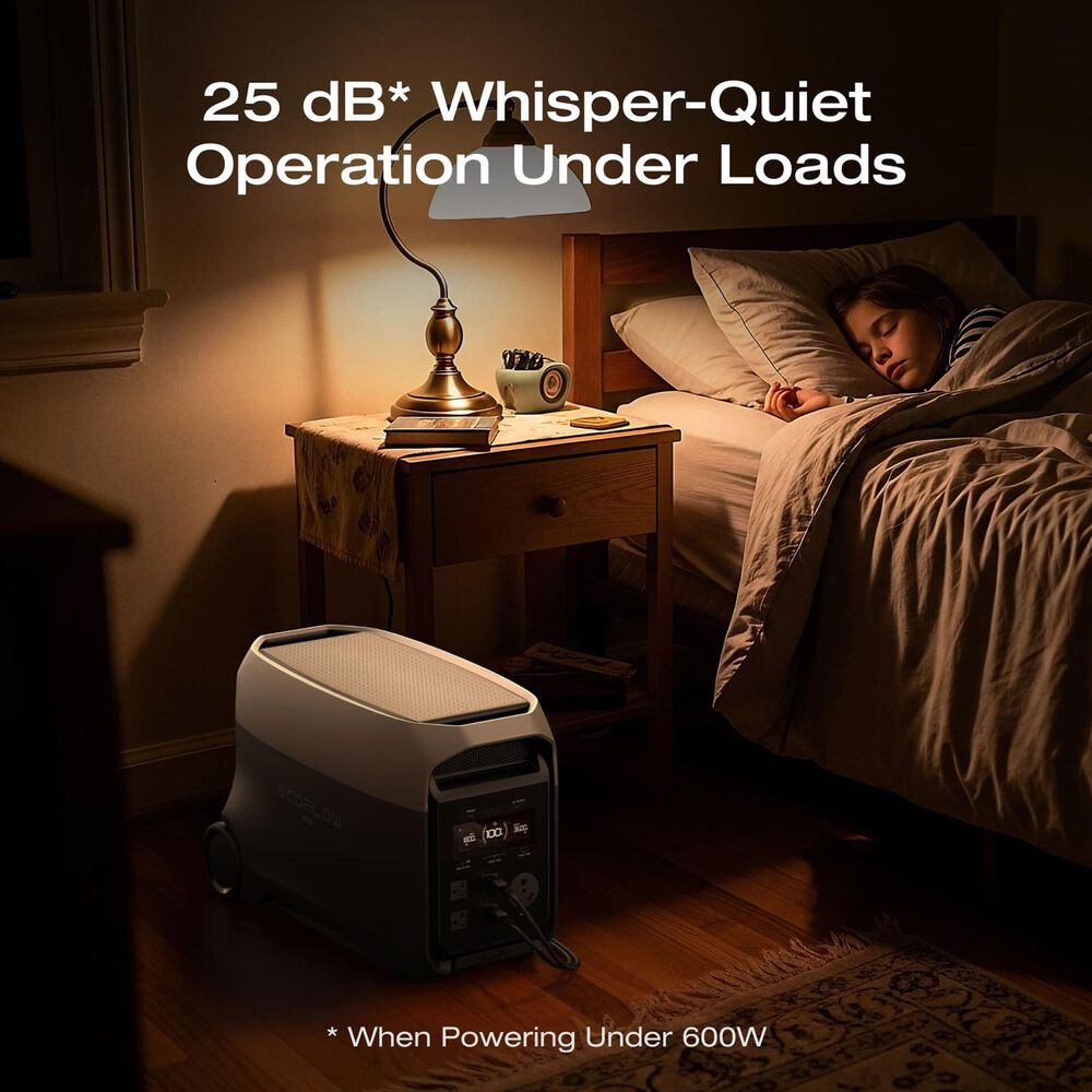 EcoFlow Delta 3 Ultra 3072Wh Portable Power Station in Black, , large