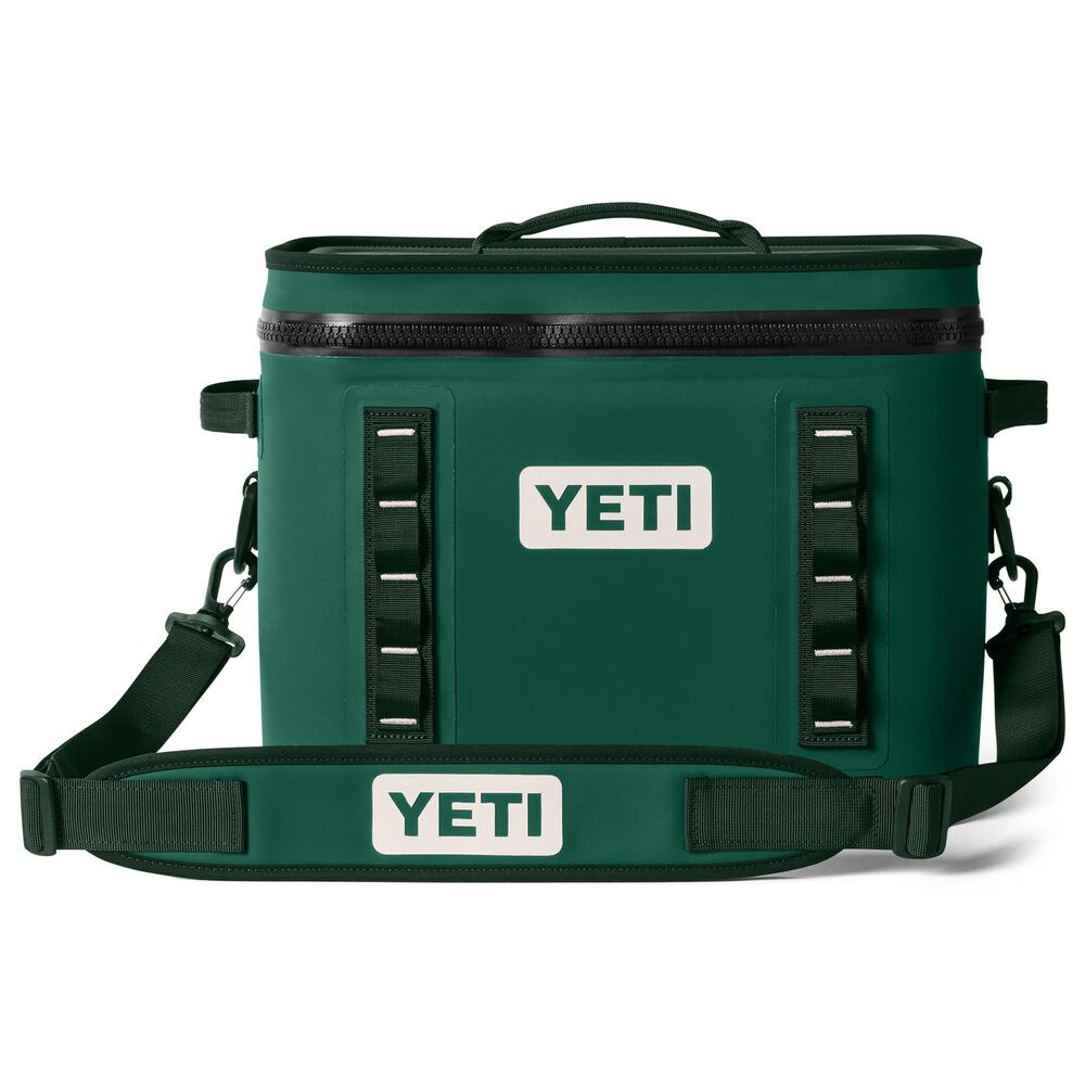 YETI Hopper Flip 18 Soft Cooler in Black Forest Green, , large