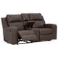 Ashley Lavenhorne Manual Loveseat in Granite, , large