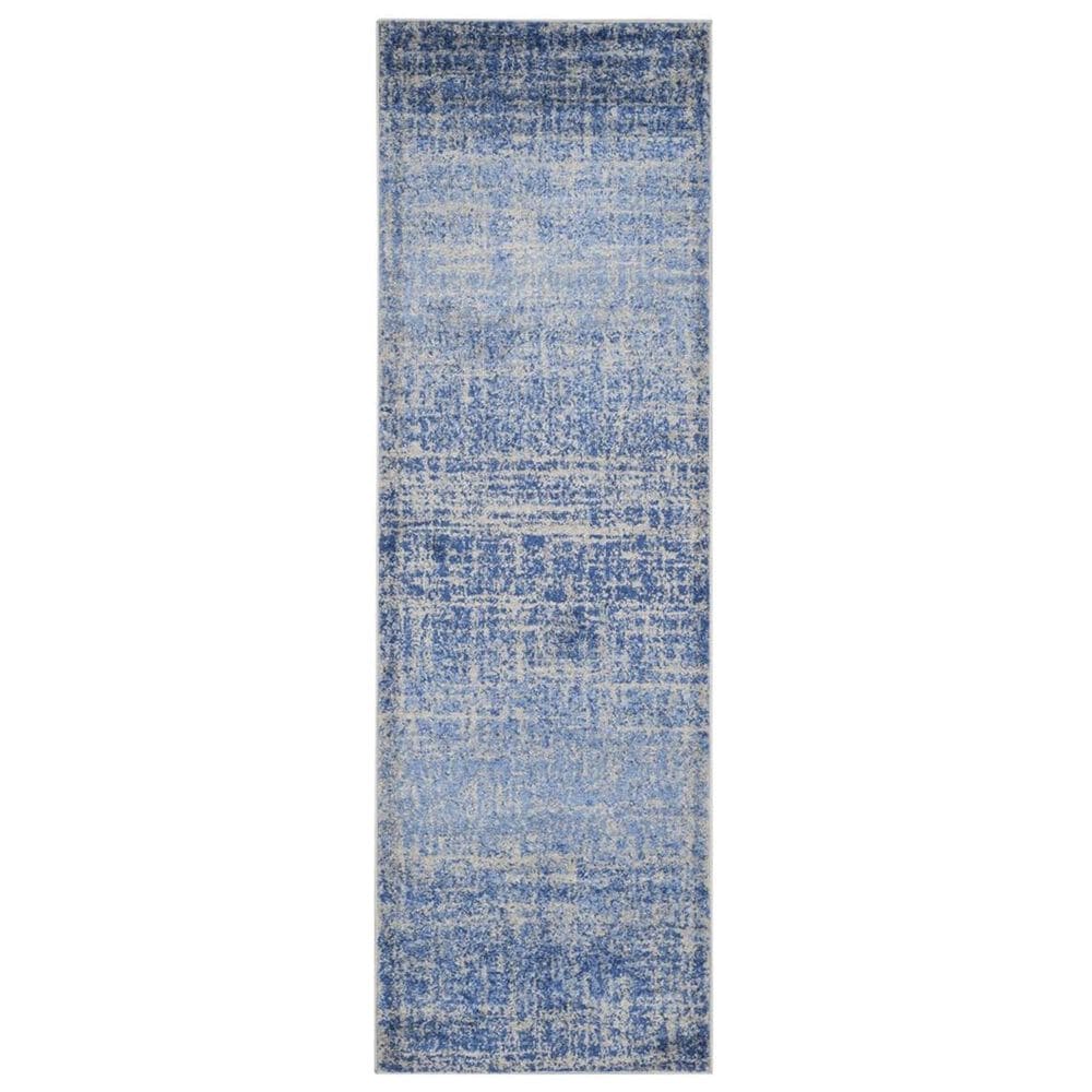 Safavieh Adirondack ADR116D 2&#39;6&quot; x 20&#39; Blue and Silver Runner, , large