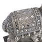 Maple and Jade Eclectic Resin Llama Sculpture in Silver (Set of 2), , large