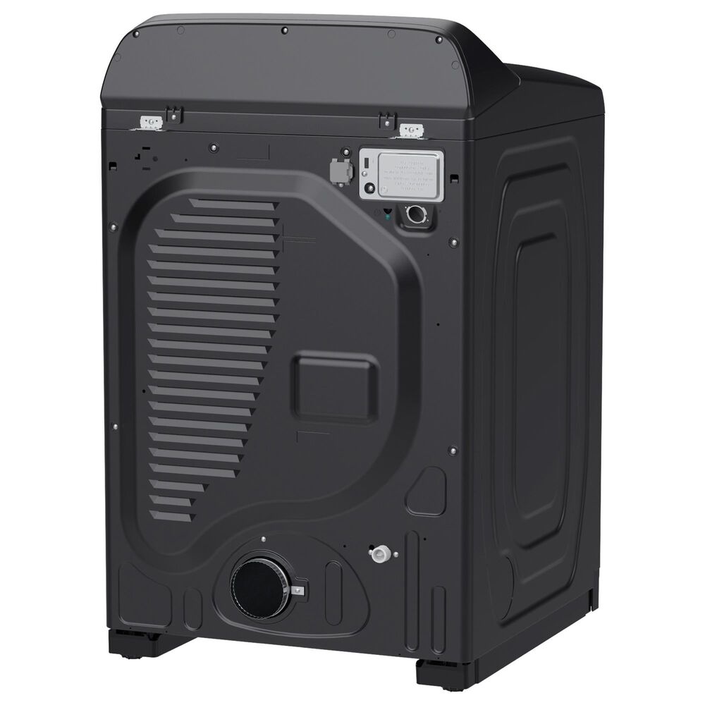 Samsung 5.5 Cu. Ft. Smart Top Load Impeller Washer and 7.4 Cu. Ft. Electric Dryer in Brushed Black, , large