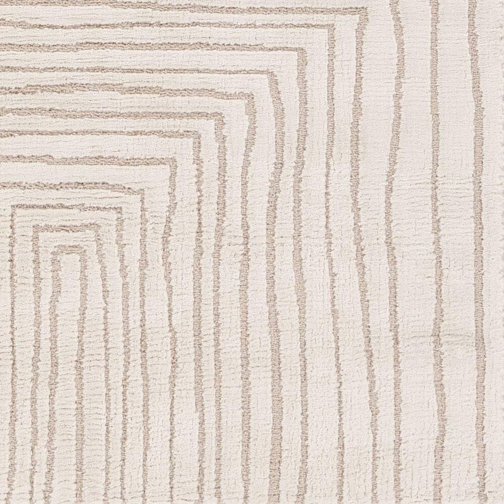 Jaipur Jaida Fantana 2&#39;7&quot; x 10&#39; Gray Morn, Humus and Coconut Milk Runner, , large