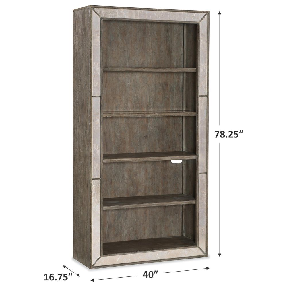 Hooker Furniture Rustic Glam Bunching Bookcase in Light Wood, , large