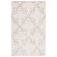 Safavieh Micro-Loop Damask 6" x 9" Charcoal and Ivory Area Rug, , large
