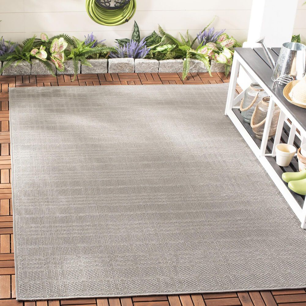Safavieh Bermuda 8&#39; x 10&#39; Grey Indoor/Outdoor Area Performance Rug, , large