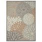 Nourison Aloha Floral 10" x 14" Natural Indoor/Outdoor Area Rug, , large