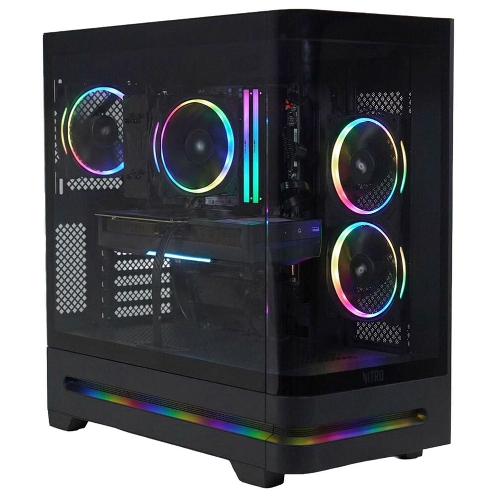 Acer Nitro 85 Gaming Desktop | AMD Ryzen 7 8700F - 16GB RAM - NVIDIA GeForce RTX 5070 Graphics - 1TB SSD in Black, , large
