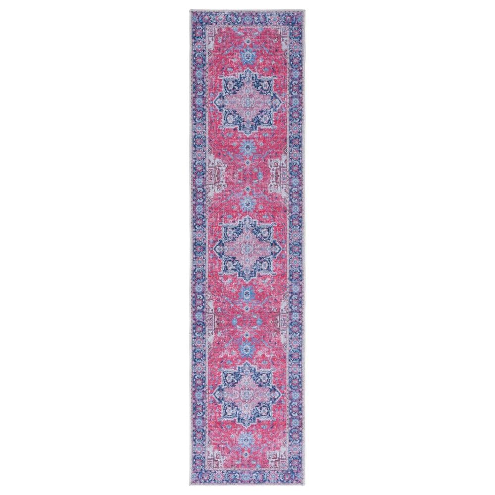 Safavieh Serapi SEP323 2" x 8" Red and Navy Runner, , large