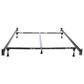 Home by Hollywood King Headboard and Footboard Bed Frame in Black, , large
