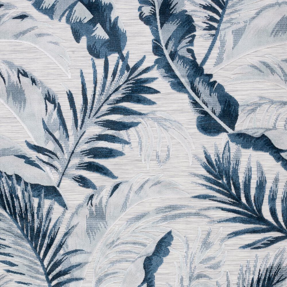 Safavieh Cabana CBN452N 4&#39; x 6&#39; Grey and Navy Indoor/Outdoor Area Performance Rug, , large