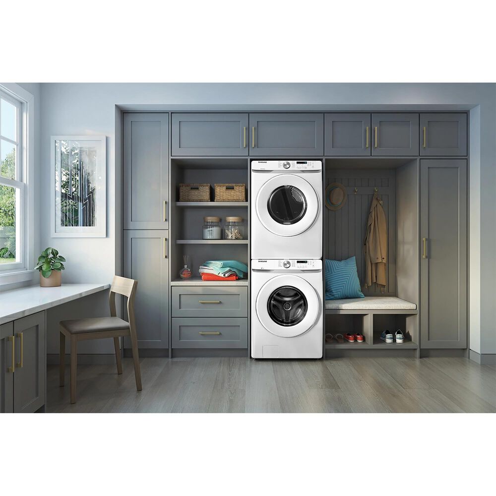 Samsung 7.5 Cu. Ft. Front Load Long Vented Electric Dryer in White, , large