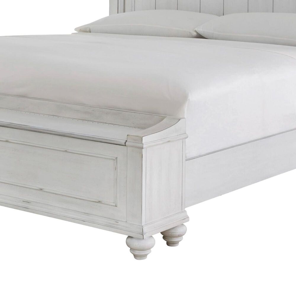 Ashley Kanwyn King Storage Bed in Distressed Whitewash, , large