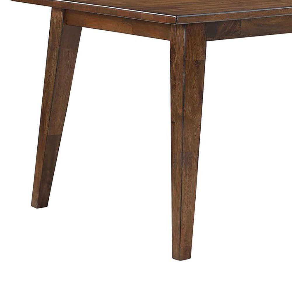STEVE SILVER Canton 7-Piece Rectangular Dining Set in Brown Cherry, , large
