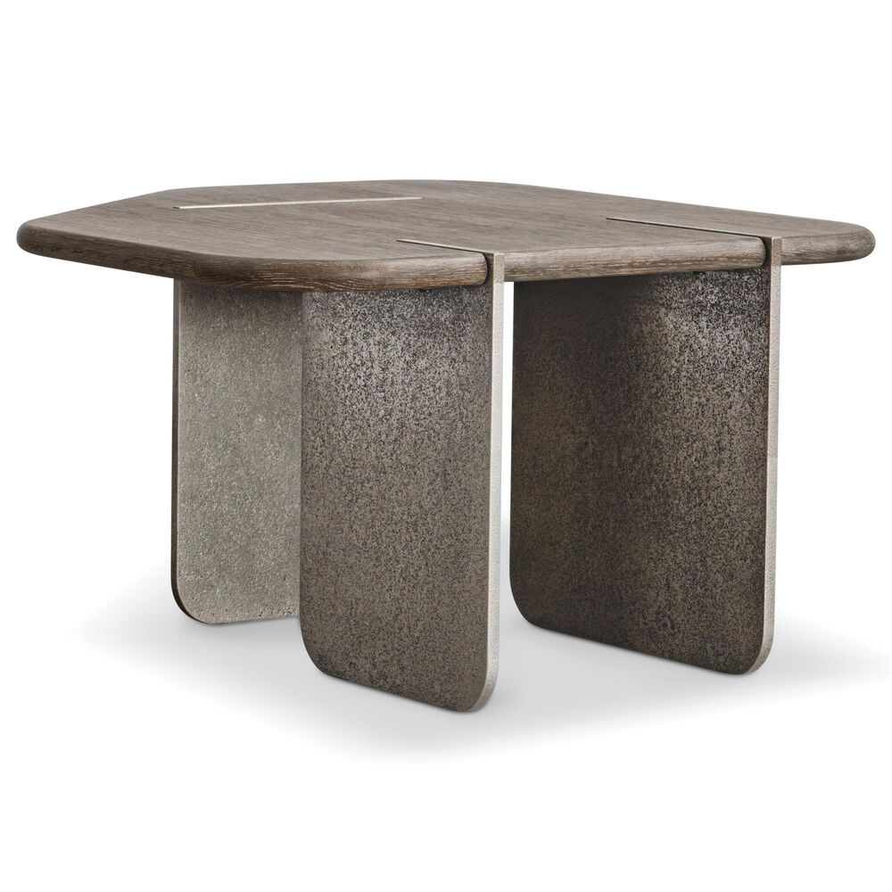 Bernhardt Melba 30" Cocktail Table in Puma and Graphite, , large
