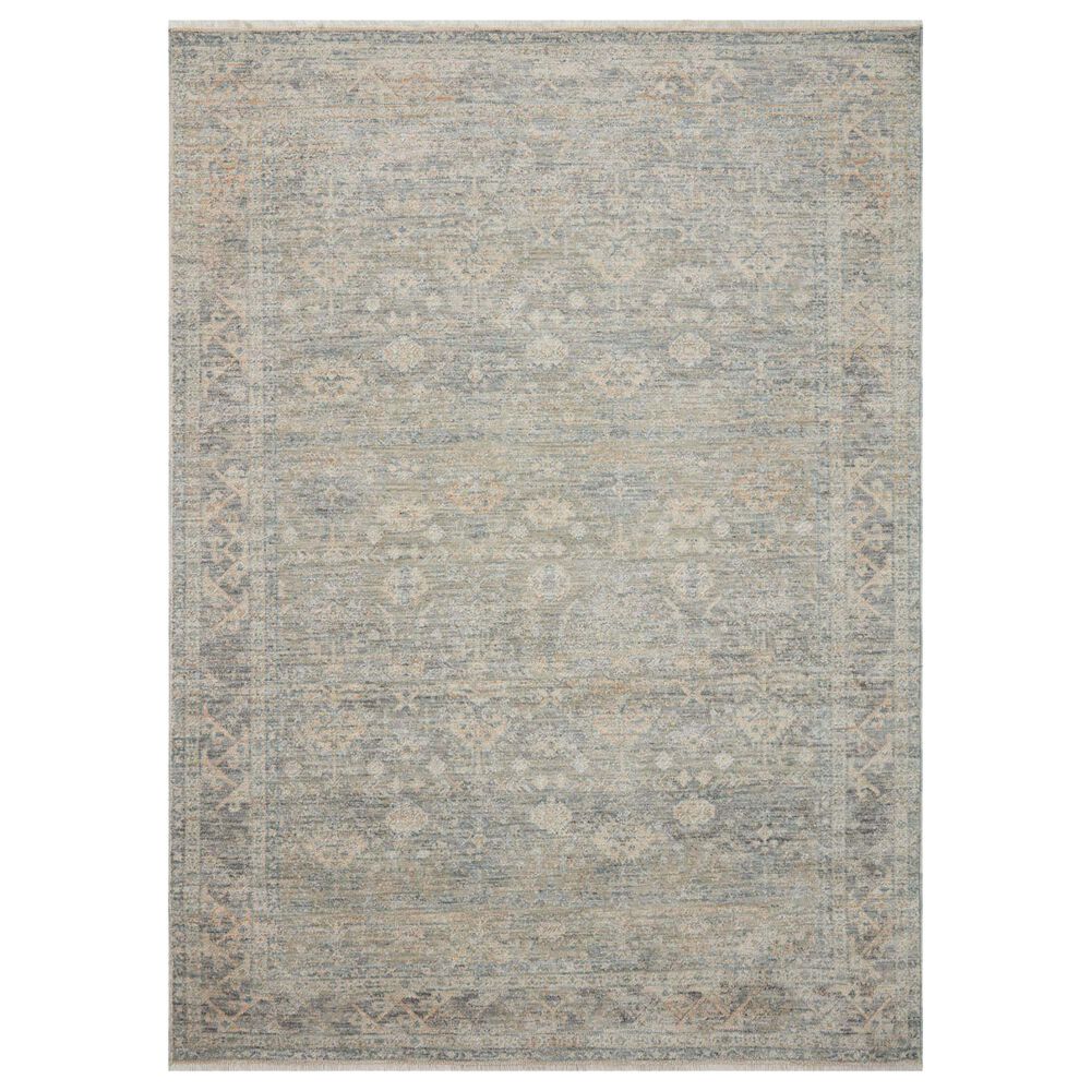 Angela Rose Blake 2" x 3" Sky and Beige Area Rug, , large