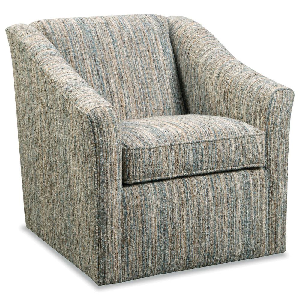 Hickorycraft Furniture Macinaw Swivel Chair in Blue, , large