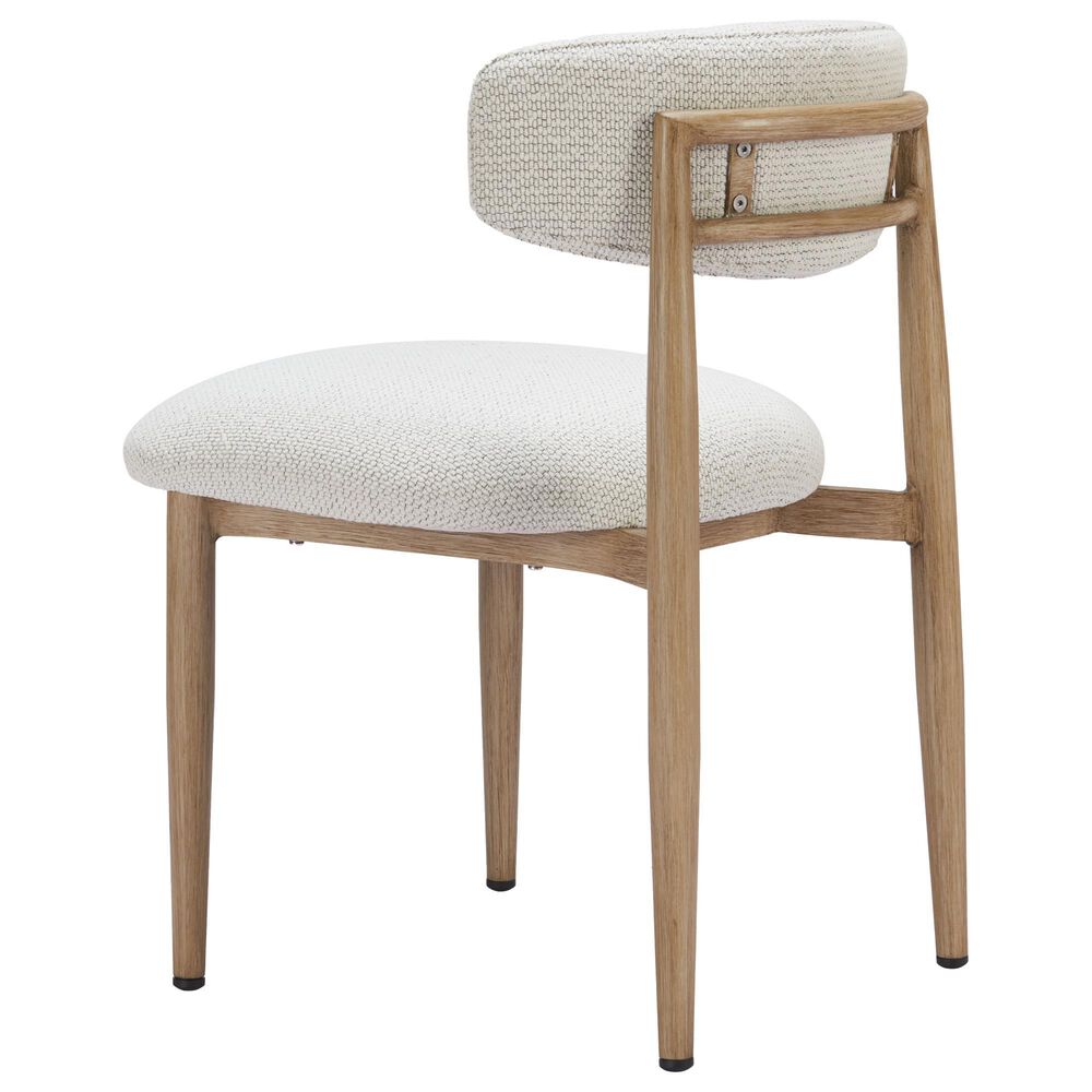 Zuo Modern Bege Side Chair in White, , large