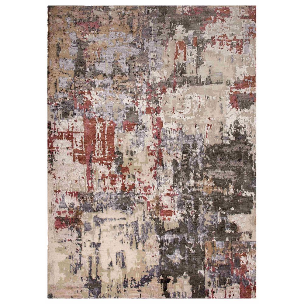 Rizzy Evolution EVO540 2" x 3" Gray and Multicolor Area Rug, , large
