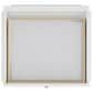 James Martin Bellshire 24" Makeup Counter Drawer Unit in Bright White, , large