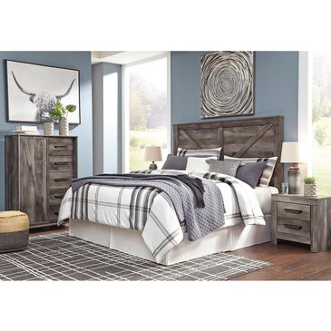 Signature Design by Ashley Wynnlow King Panel Headboard in Gray, , large