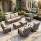 Sunwell Garden 7-Piece Patio Conversation Set in Navy, , large